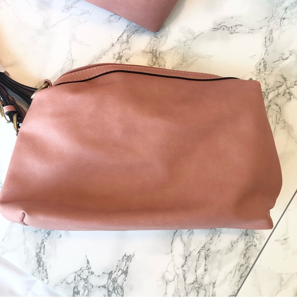 🆕 Joy Susan Mini Tote Bag in blush pink - Picture 4 of 9